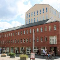 Die Badische Landesbibliothek in Karlsruhe.