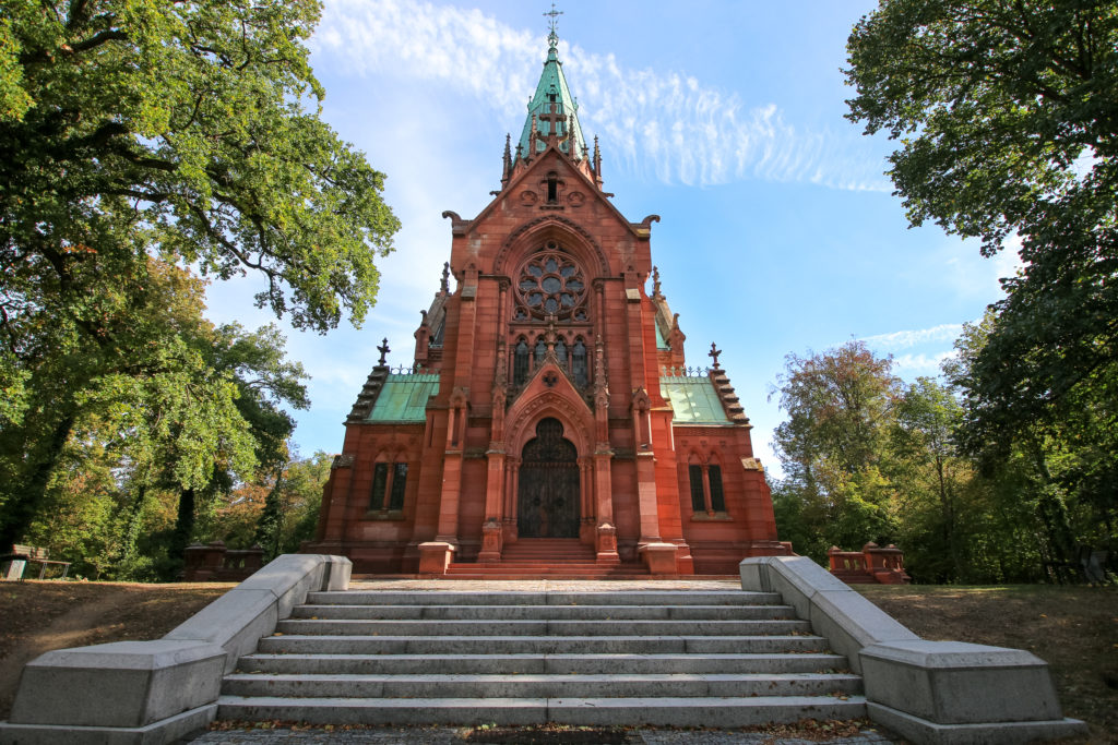 Die Gro&szlig;herzogliche Grabkapelle in Karlsruhe ist das Mausoleum des Hauses Baden.