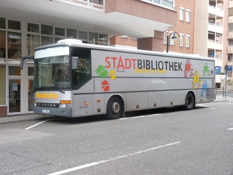 Der Karlsruher Medienbus.
