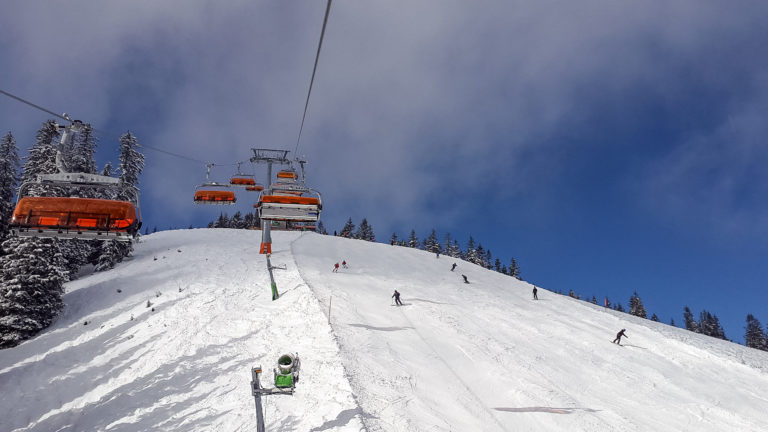 Wintersport in Karlsruhe.