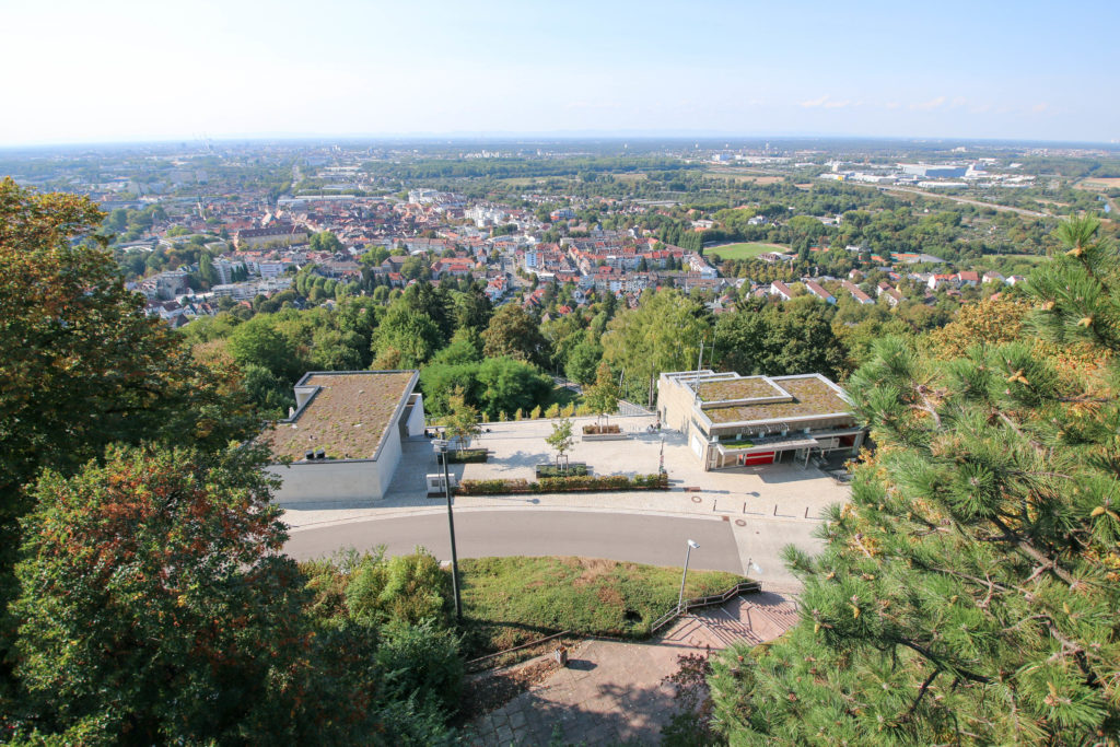 Nicht nur an Silvester eine tolle Aussicht - der Turmberg.