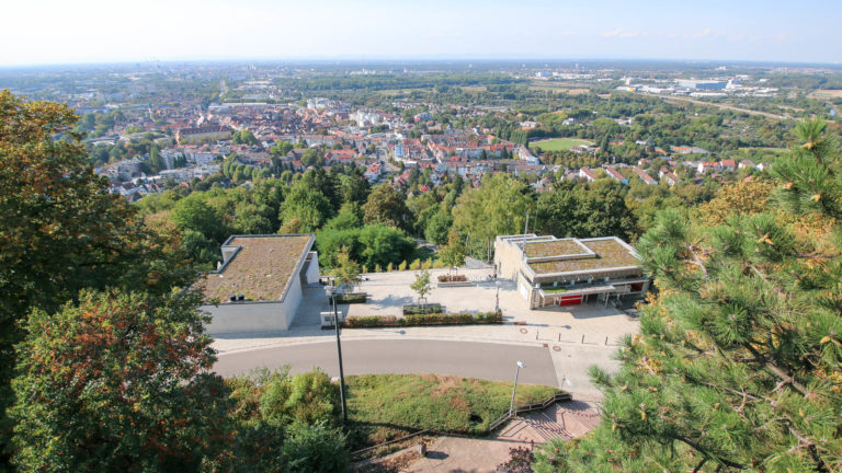 Nicht nur an Silvester eine tolle Aussicht - der Turmberg.