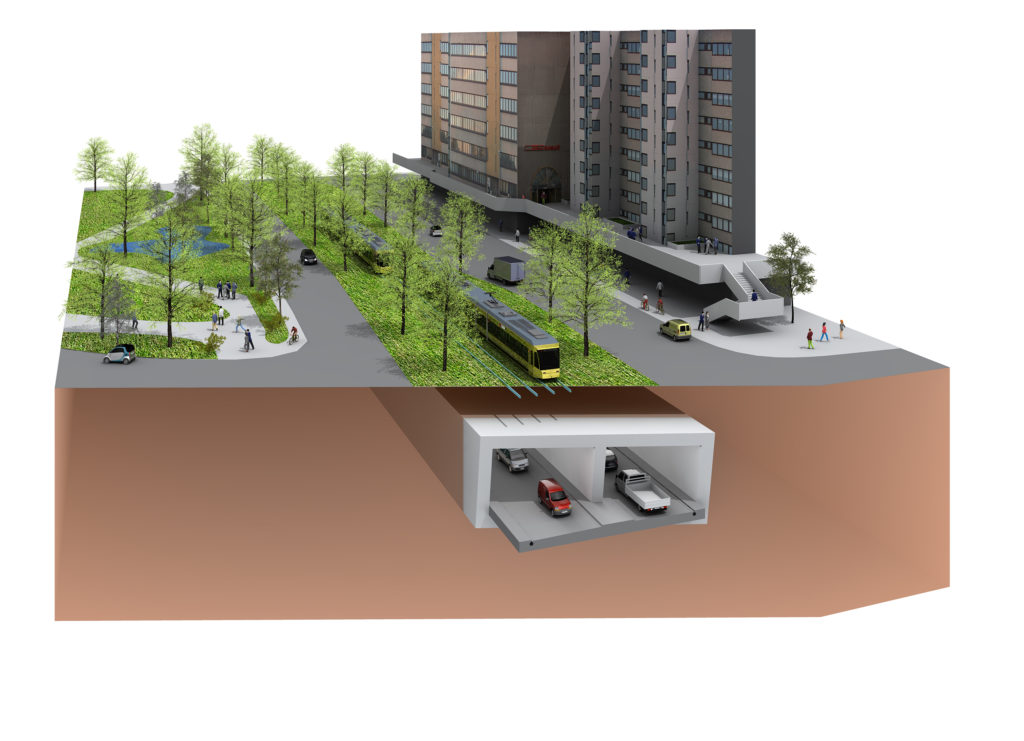 Autotunnel Kriegsstra&szlig;e