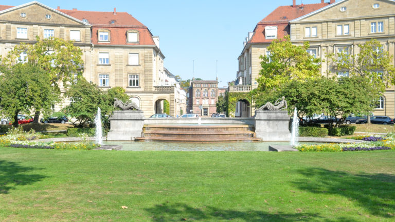 Der Haydnplatz in Karlsruhes Weststadt.