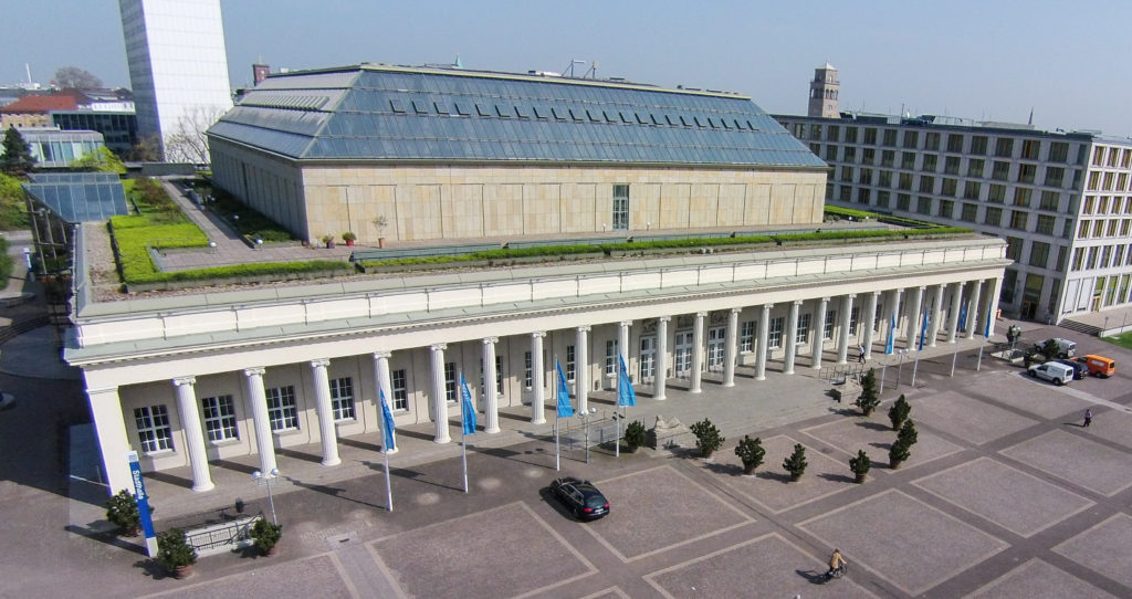 Die Stadthalle im Karlsruher Kongresszentrum.
