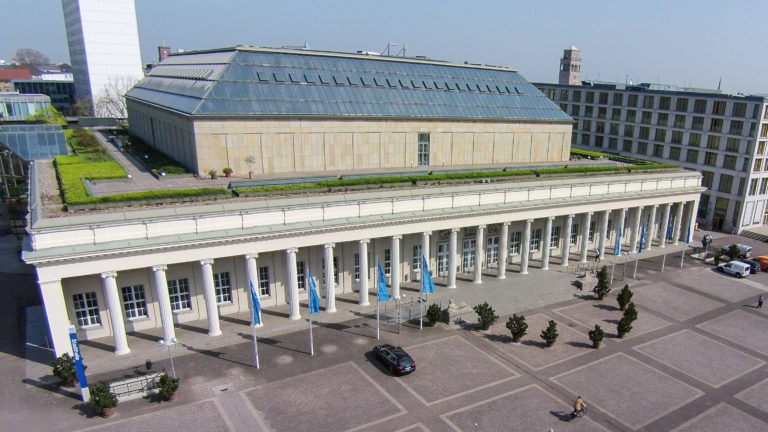 Das Kongresszentrum in Karlsruhe.