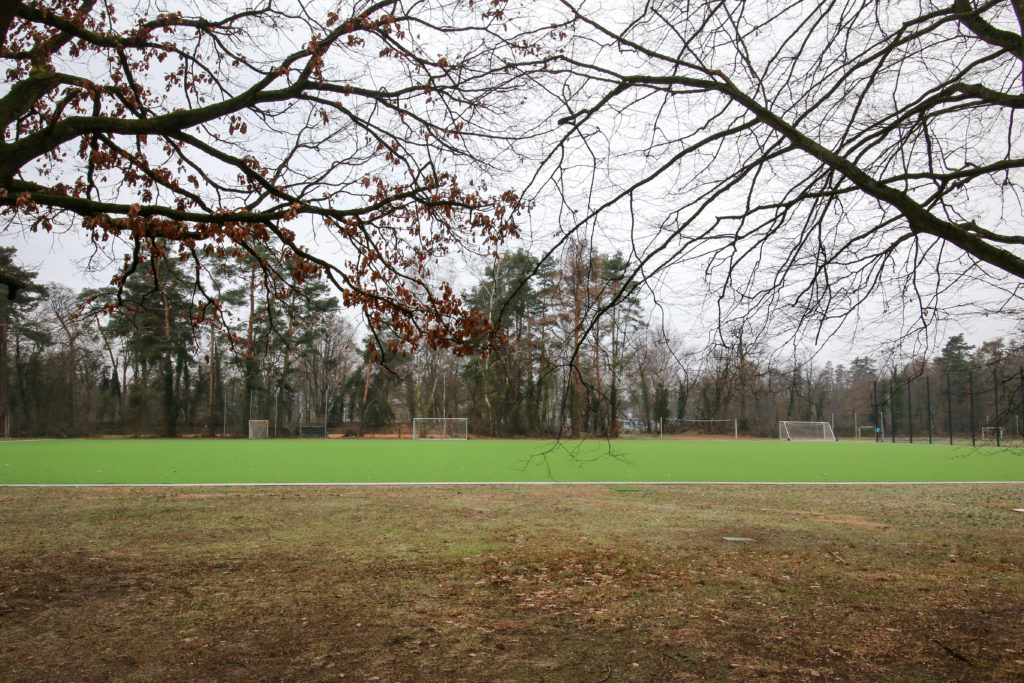 Au&szlig;enbereich M&auml;nnerturnverein Karlsruhe.