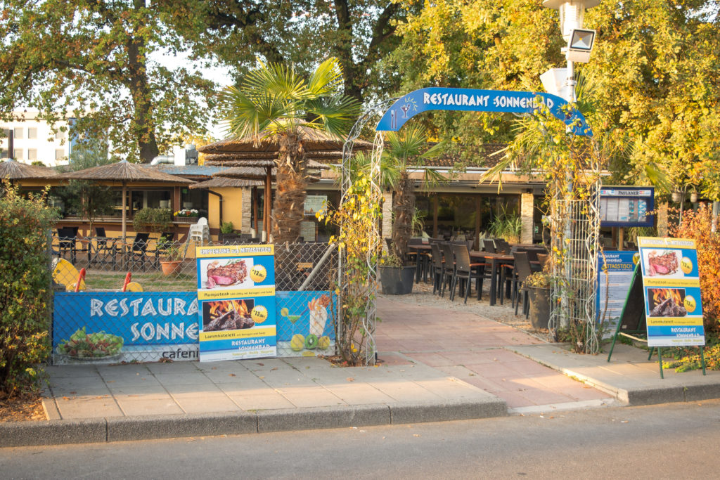 Das Restaurant Sonnenbad.