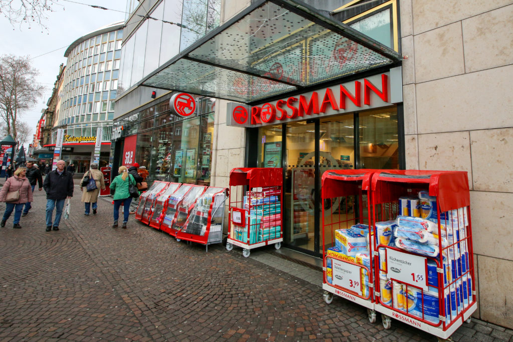 Rossmann in Karlsruhe.