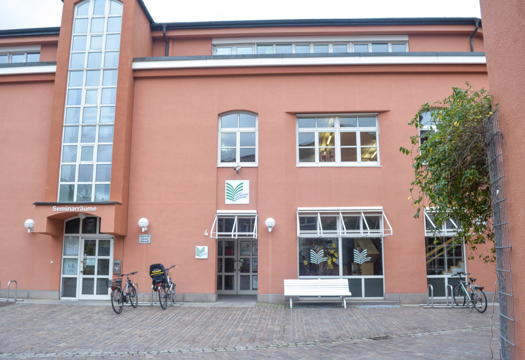 Die Stadtbibliothek in Bruchsal.