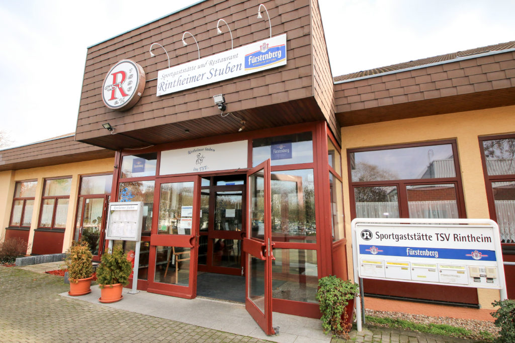 Die Gastst&auml;tte des TSV Rintheim.