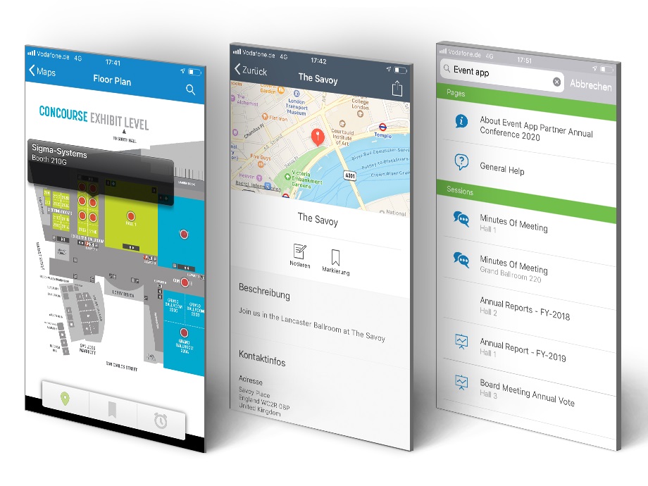 Mit Event-App Orientieren