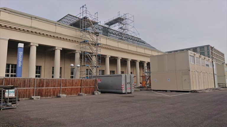 Stadthalle Karlsruhe Bauarbeiten 2019
