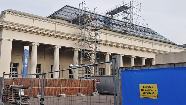 Stadthalle Karlsruhe Bauarbeiten 2019