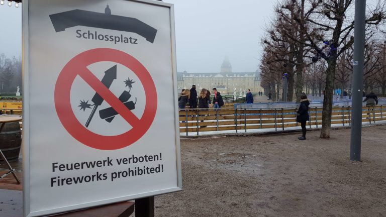 Böllerverbot Schlossplatz