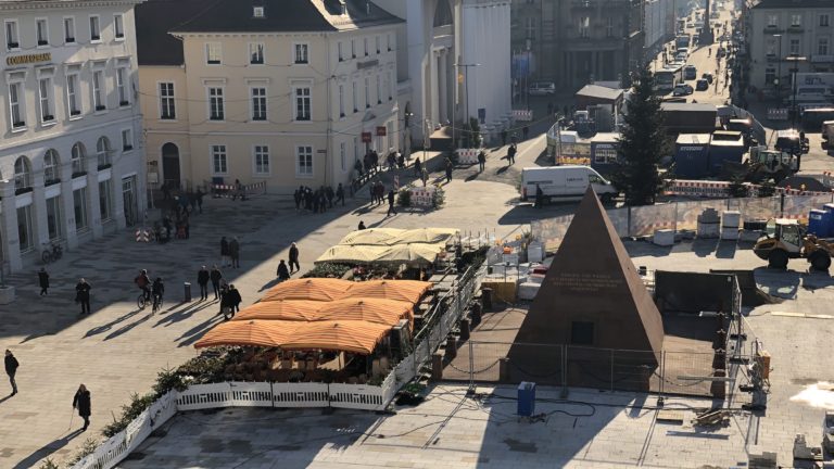 Marktplatz Umgestaltung Wasserspiele