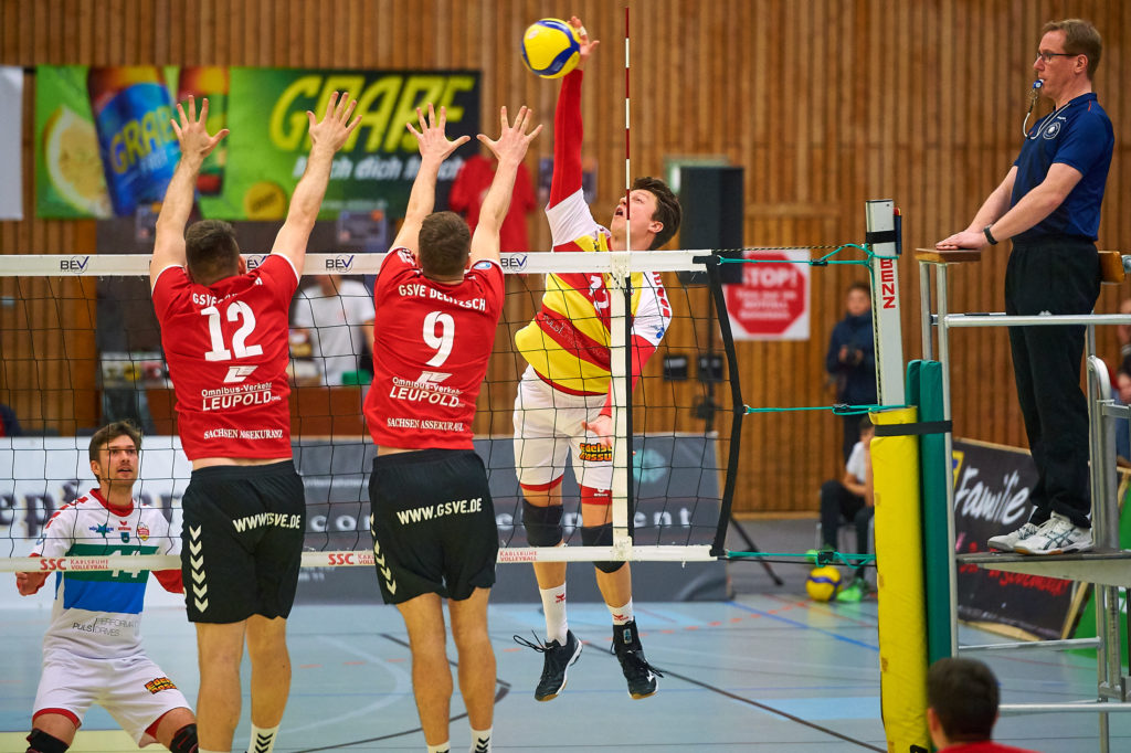 BADEN VOLLEYS gegen GSVE Delitzsch