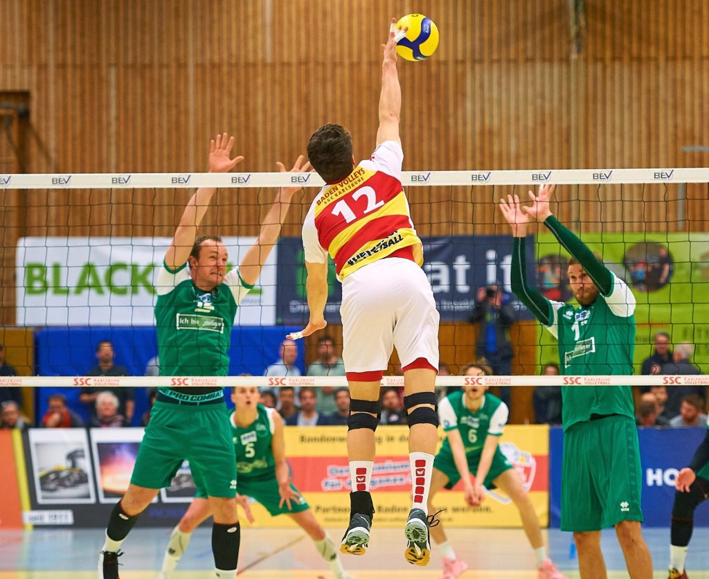 BADEN VOLLEYS gewinnen das Derby gegen die FT Freiburg