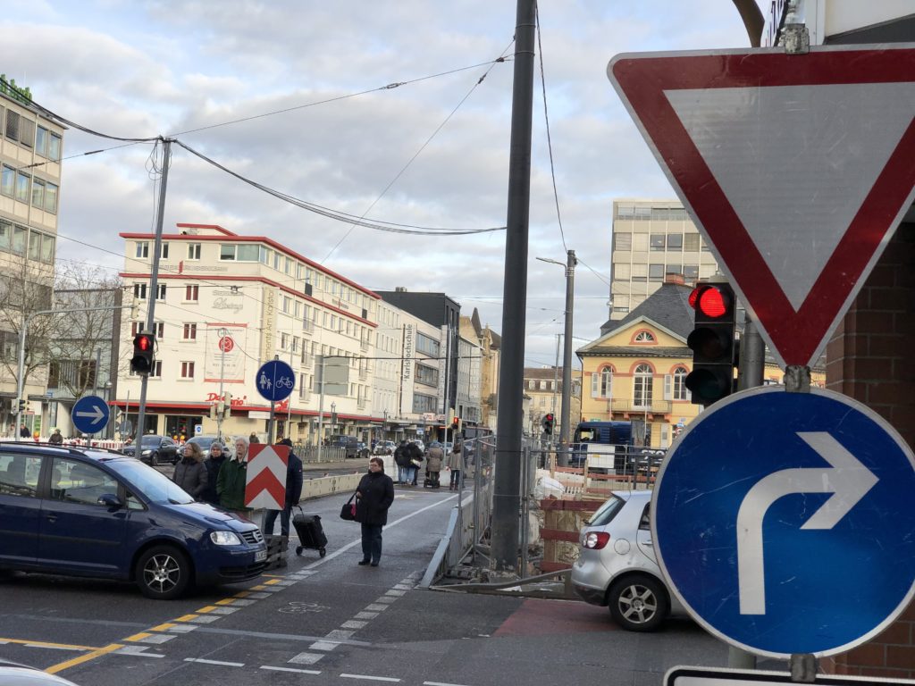 Karlstor bei Kombil&ouml;sung Baustelle