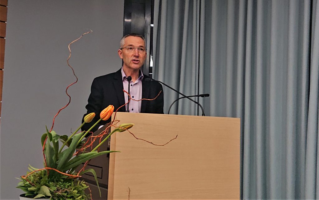 Sportb&uuml;germeister Martin Lenz bei den 21. Karlsruher Sportgespr&auml;chen