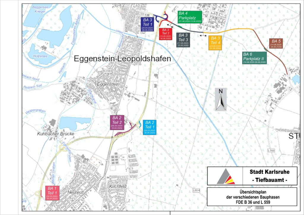 Bauarbeiten B36 L559