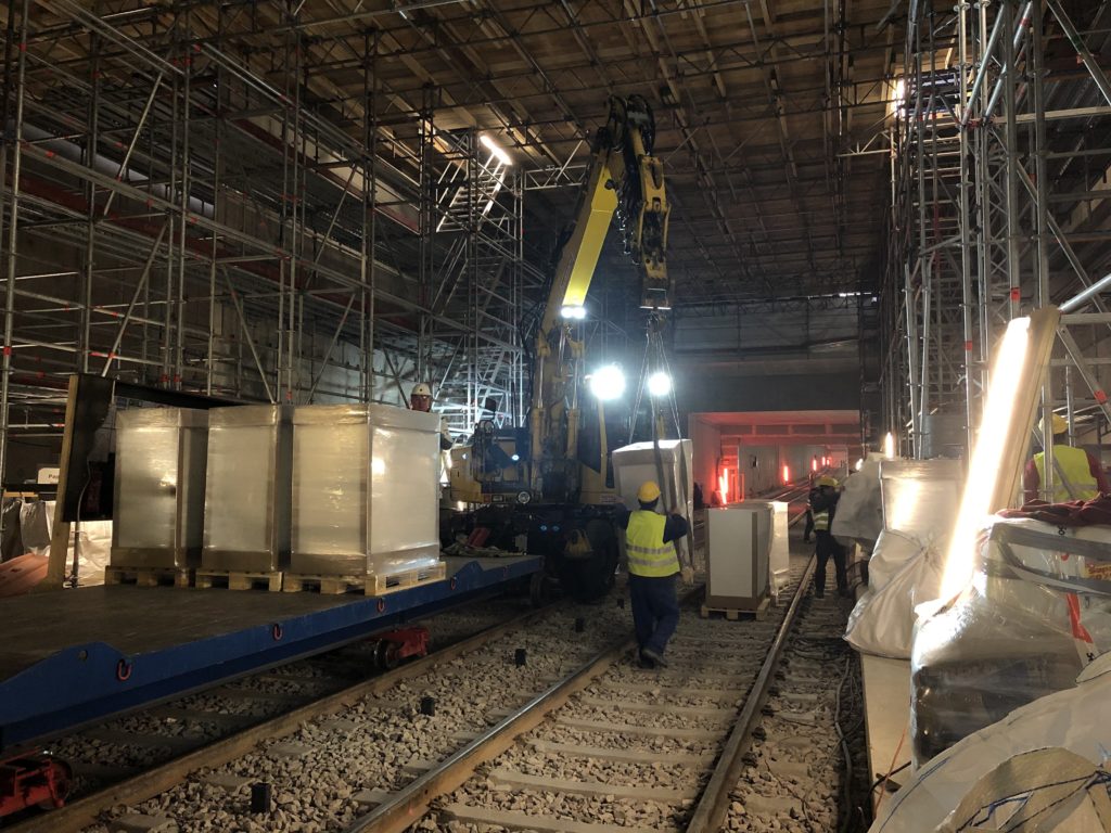 Arbeiten unter der Kaiserstraße