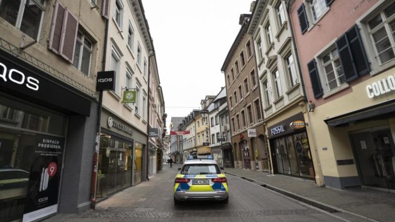 Polizei in Innenstadt