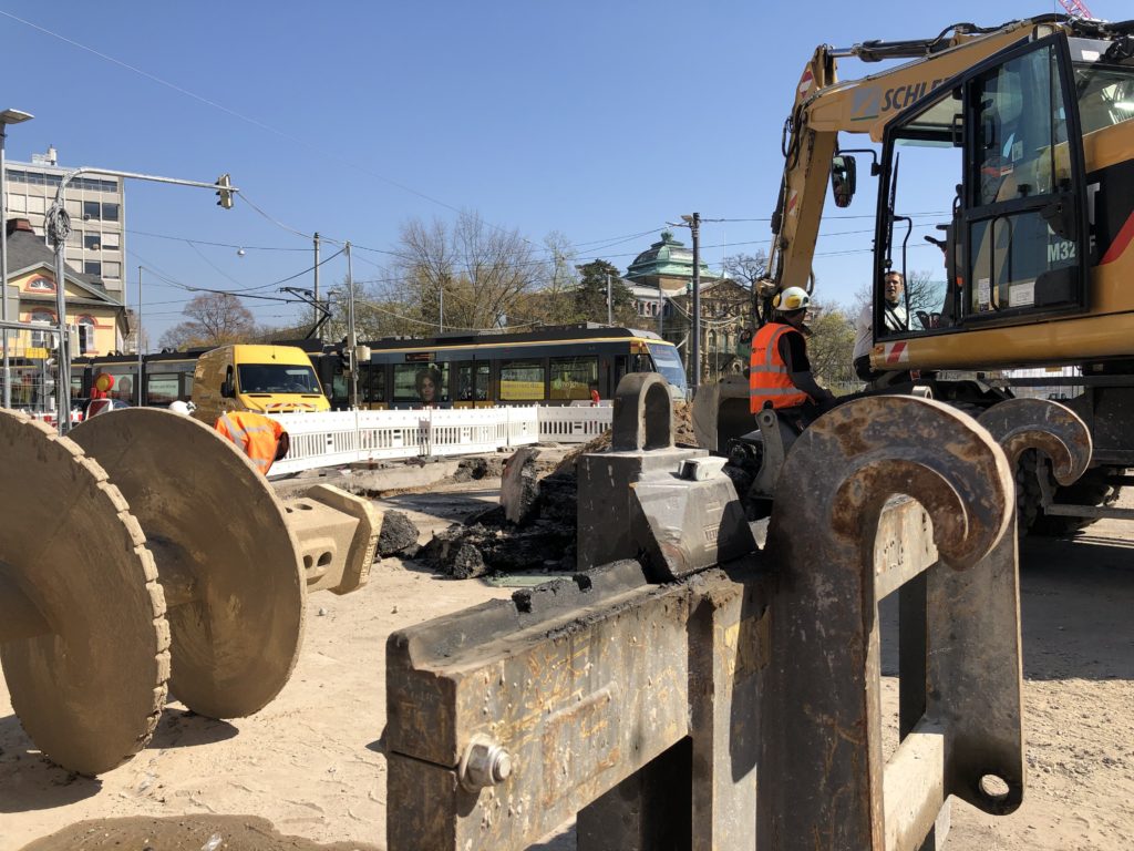 Bauarbeiten Karlstor