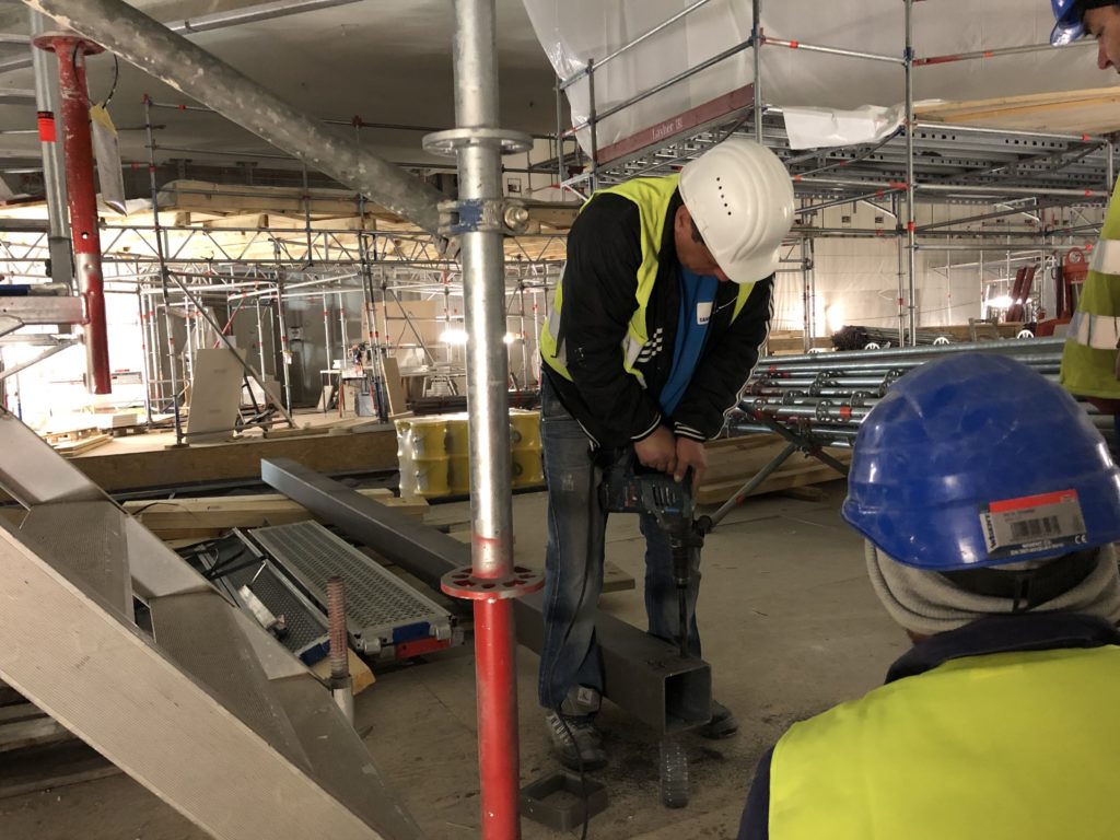 Baurarbeiten Haltestelle Kronenplatz