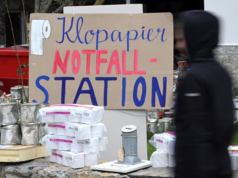 Weingarten Klopapier Notfallstation