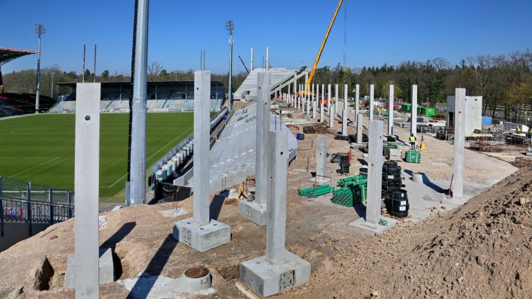 Wildparkstadion Neubau Osttribüne