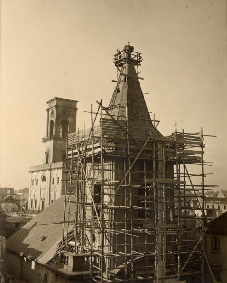 Kleine Kirche Karlsruhe 1948
