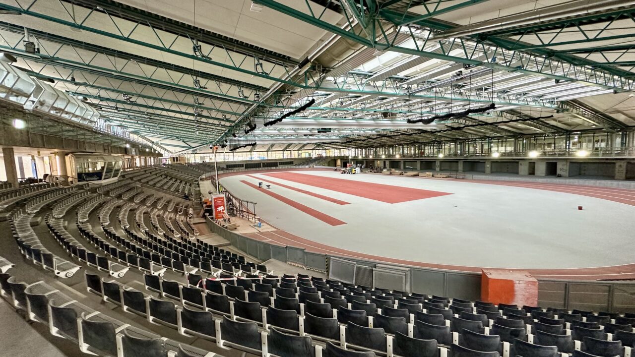 Ein Baustellenrundgang durch die Karlsruher Europahalle meinKA